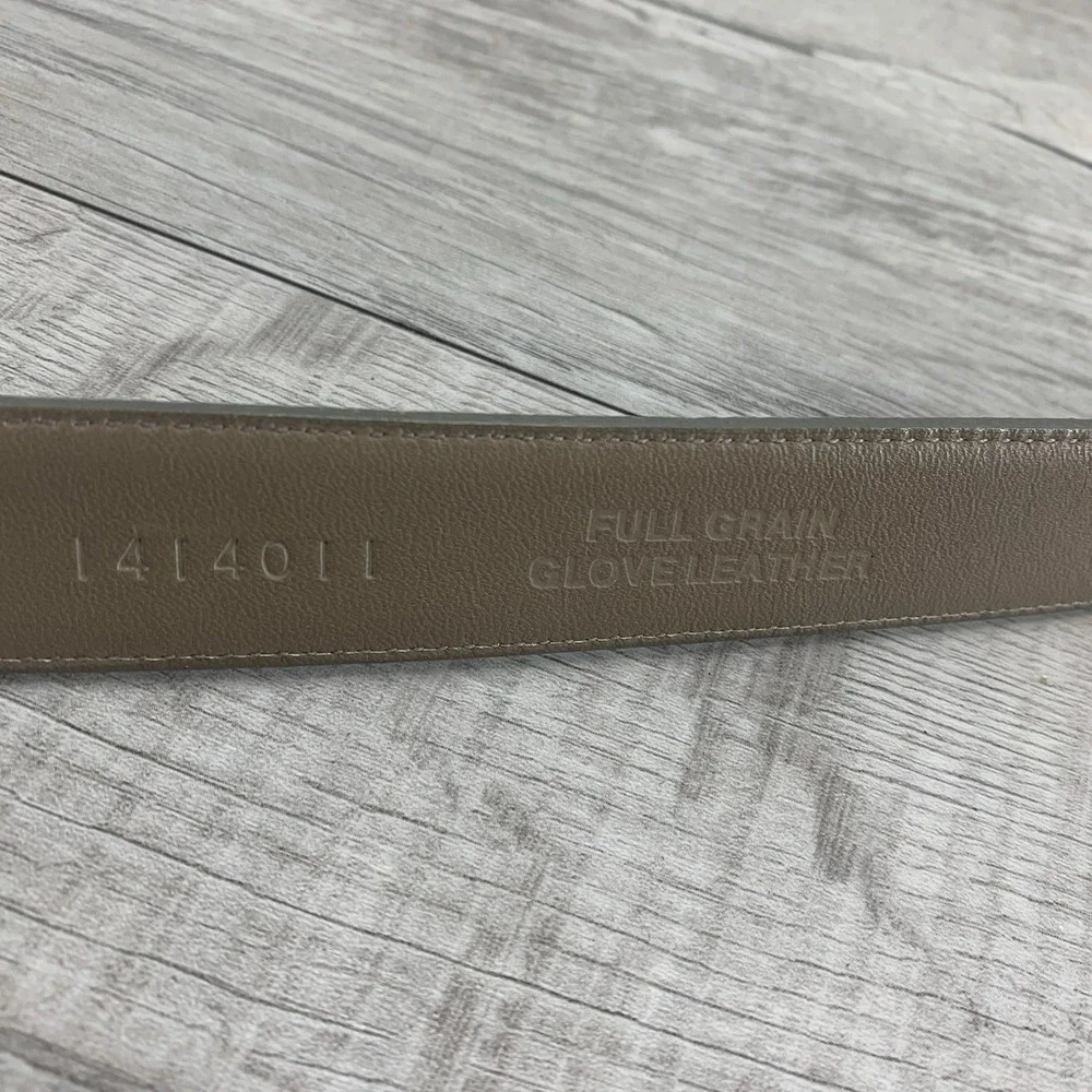 Henry Grethel belt‎ men's 36 Tan full grain Glove leather